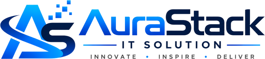 AuraStack IT Solution — Software Development Company Logo